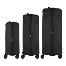 Набір валіз 2E Aero (L+M+S), чорні (2E-SPP-AERO-SET3-BK)