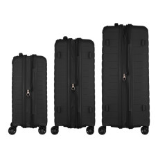 Набір валіз 2E Aero (L+M+S), чорні (2E-SPP-AERO-SET3-BK)