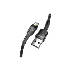 Дата кабель USB 2.0 AM to Lightning 1.0m 2.4A black Essager (EXCL-XC01)