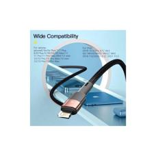 Дата кабель USB 2.0 AM to Lightning 1.0m 2.4A black Essager (EXCL-XC01)