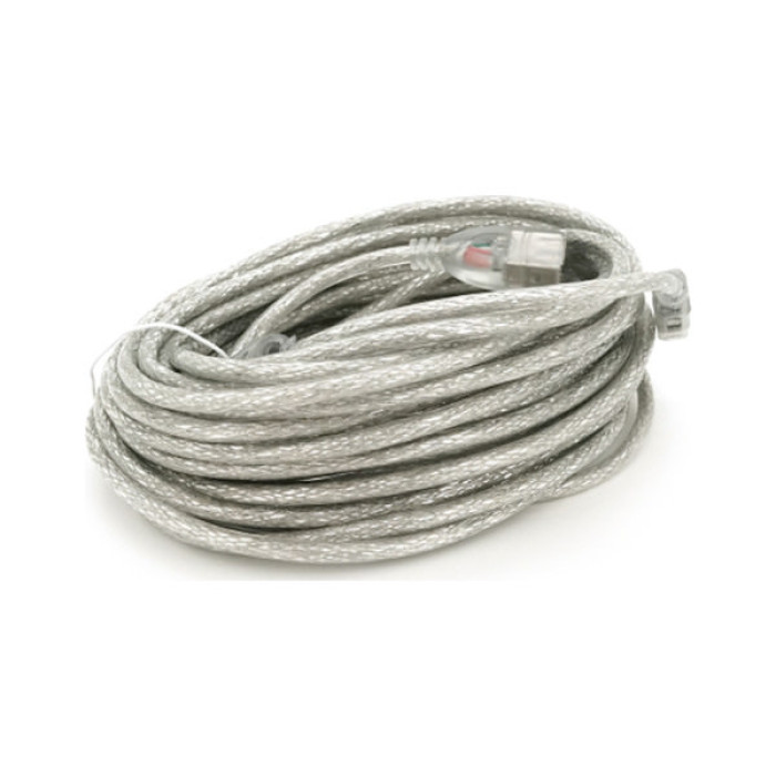 Дата кабель USB 2.0 AM/AF 10.0m ferrite transparent white Voltronic (YT-AM/AF-10TBL)