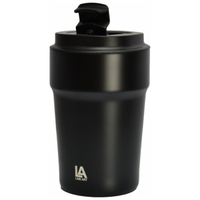 Термокружка Line Art Rhodes 380 мл чорний (60022322LA-01)