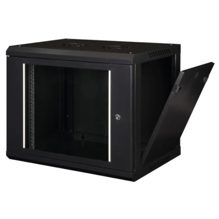 Шафа настінна Hypernet 6U 19" 600x450 ProLine (PL-WMNC-6U-BLACK)