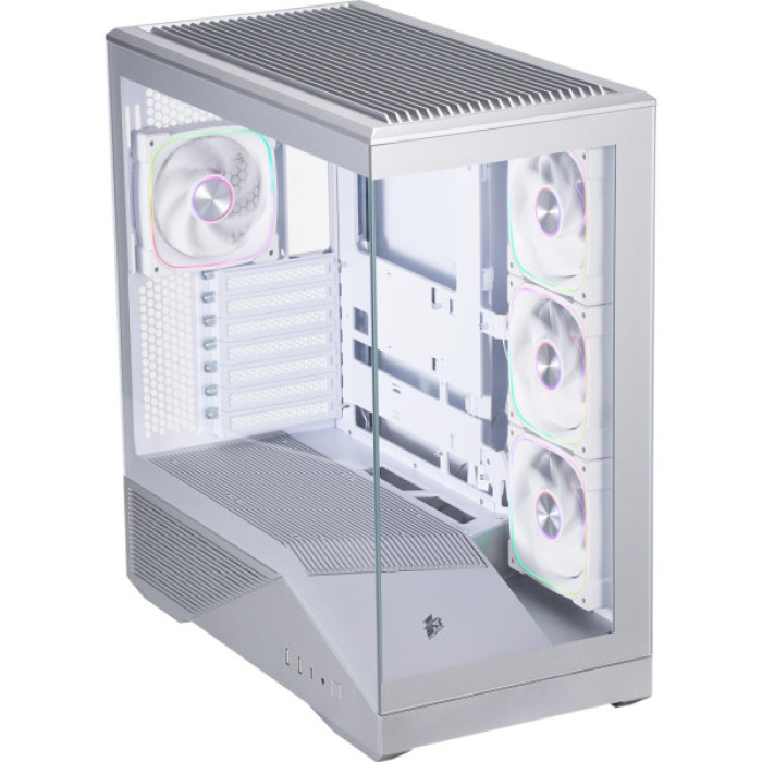 Корпус для ПК 1stPlayer GM7-SV-3FN7R-W-1FN7-W Silver (GM7-SV-3FN7R-W-1FN7-W)