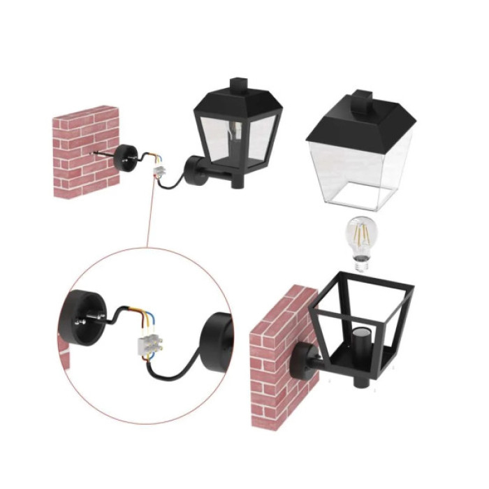 Світильник EMOS E27 15 Вт IP44 (ZGB010P)