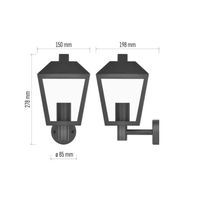 Світильник EMOS E27 15 Вт IP44 (ZGB010P)