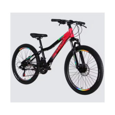 Велосипед Space 24" AURORA DD FR рама-12" ST 2026 рожево-чорний (OPS-SP-24-076)