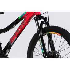 Велосипед Space 24" AURORA DD FR рама-12" ST 2026 рожево-чорний (OPS-SP-24-076)