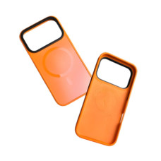 Чохол до мобільного телефона BeCover FIBRA ArcLine MagSafe Apple iPhone 17 Pro Orange (715385)