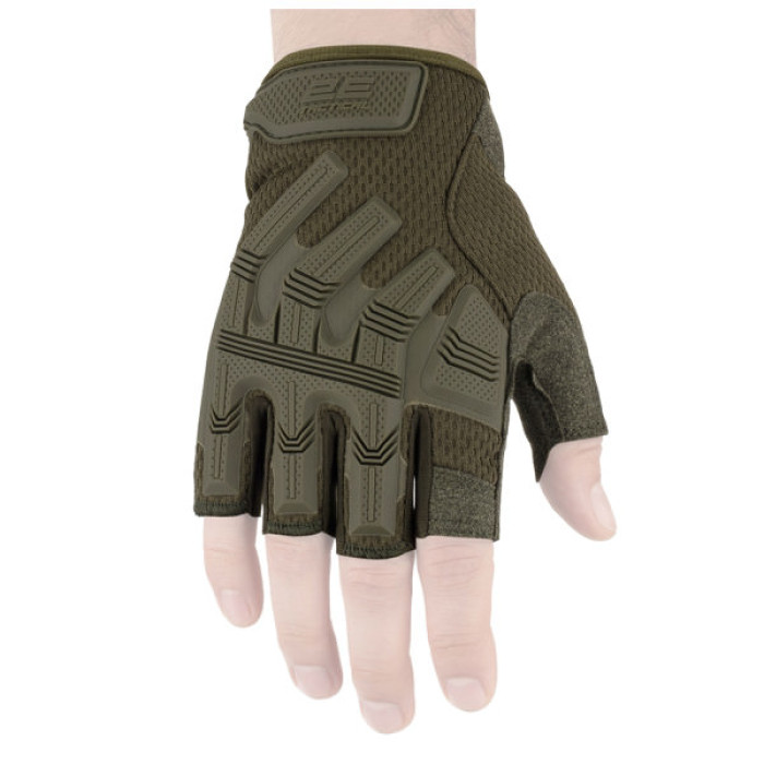 Тактичні рукавички 2E безпалі L зелені (2E-TACTGLOSUM-L-OG)