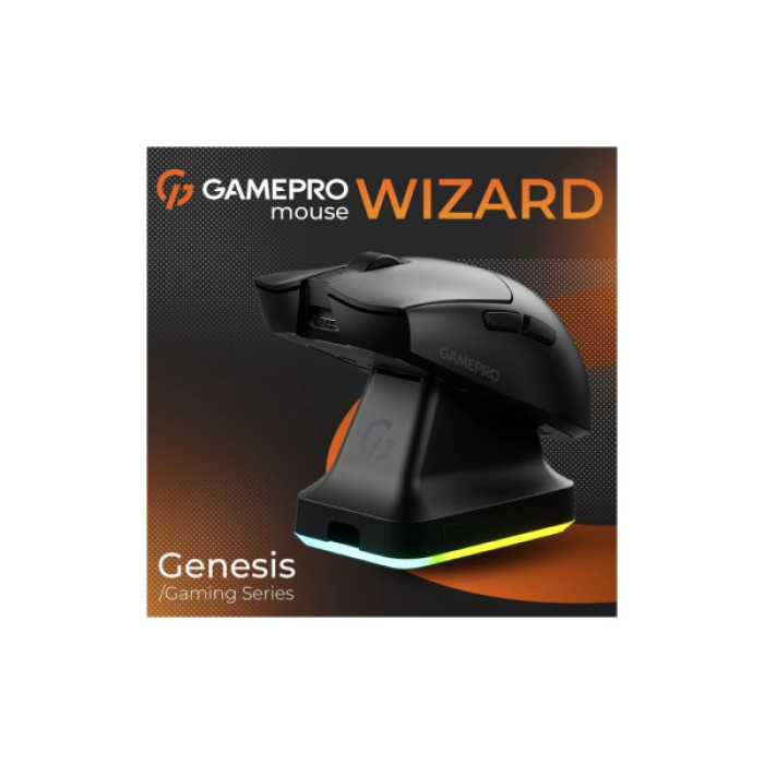 Мишка GamePro Genesis Wizard Wireless/Bluetooth/USB Black (GM160B)