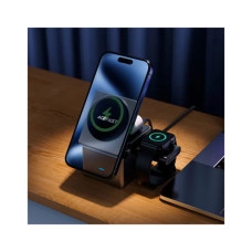 Зарядний пристрій Acefast Wireless QI 3in1 15W E18 Rubik''s (6974316282884)