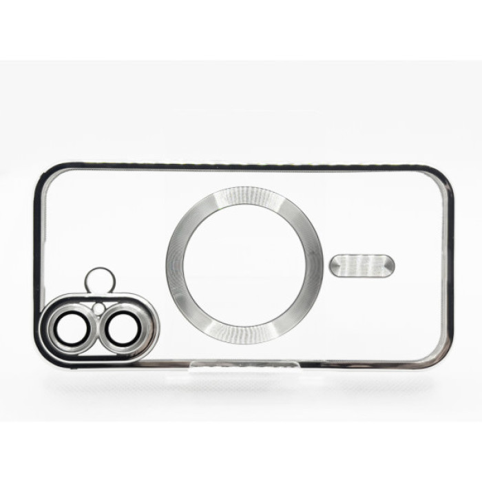 Чохол до мобільного телефона BeCover TPU Chrome Case MagSafe Apple iPhone 16 Silver (712073)