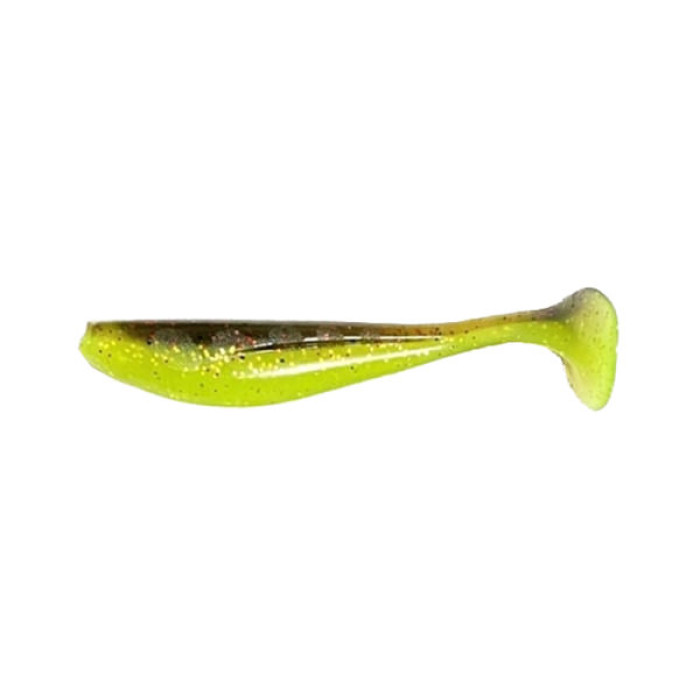 Силікон рибальський FishUP Wizzle Shad 3" 203 - Green Pumpkin/Flo Chartreuse (8шт/уп) (1864.06.56)