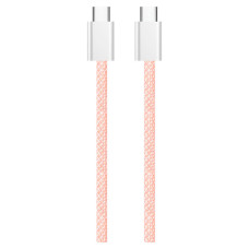Дата кабель USB-C to USB-C 1.0m 60W 3.0А pink ColorWay (CW-CBPDCC061-P)