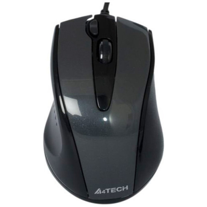 Мишка A4Tech N-500F-1 USB Glossy Grey (4711421859370)