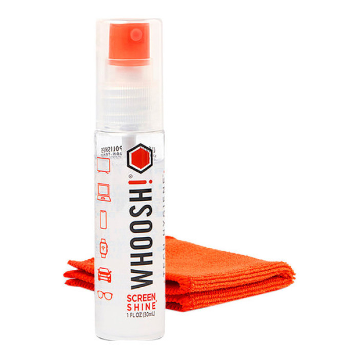 Спрей для очищення Whoosh! Screen Shine GO 30ml, microfiber 14x14cm (1FG30ENFR)