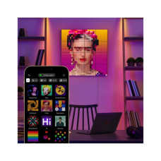Гірлянда Twinkly Smart LED Squares 1 Starter Panel, RGB LED, USB-C, Black 16х16см (TWQ064STW-01-BUSB)