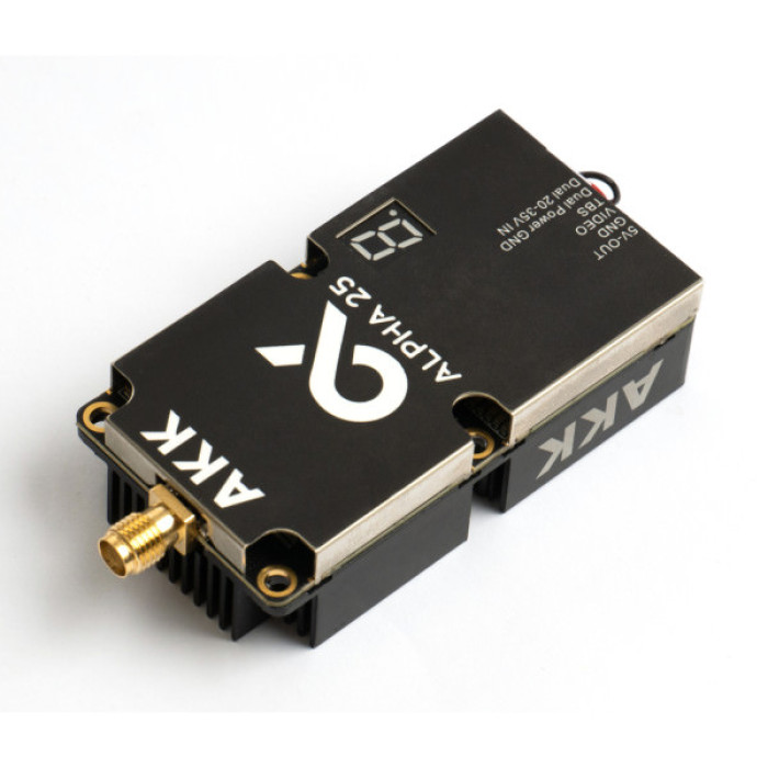Відеопередавач (VTX) AKK Alpha 25W 4.9G-6G 96CH (A25)