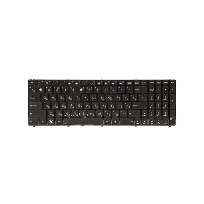 Клавіатура ноутбука PowerPlant ASUS K50,K50A,K50I черный,черный (KB311286)
