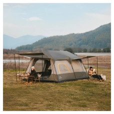 Намет Naturehike Cape 8.4 CNK2450WS050 з швидким розкриттям, сіро-коричневий (6927595770566)