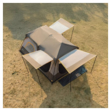 Намет Naturehike Cape 8.4 CNK2450WS050 з швидким розкриттям, сіро-коричневий (6927595770566)