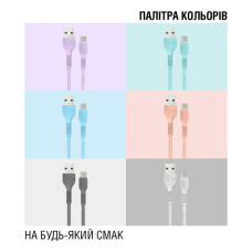 Дата кабель USB 2.0 AM to USB-C 1.2m Black ACCLAB (1283126518232)