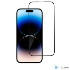 Скло захисне 2E iPhone 14 Pro 2.5D FCFG black (2E-IP-14P-6.1-SMFCFG-BB)