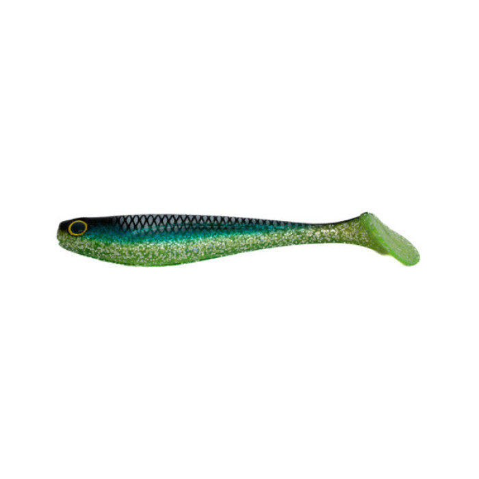 Силікон рибальський FishUP Wizzle Shad 8" 352 - Blue Shiner Chart (1шт/уп) (1864.11.40)