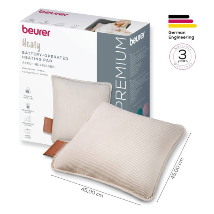 Електрогрілка Beurer HK 77Heaty cashmere-creme