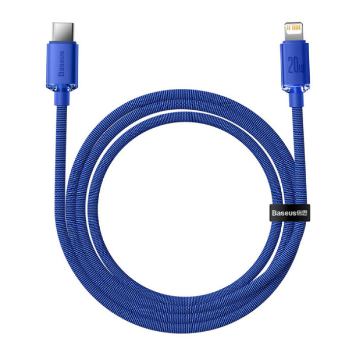 Дата кабель USB-C to Lightning 1.2m 20W blue Baseus (CAJY000203)