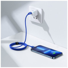 Дата кабель USB-C to Lightning 1.2m 20W blue Baseus (CAJY000203)