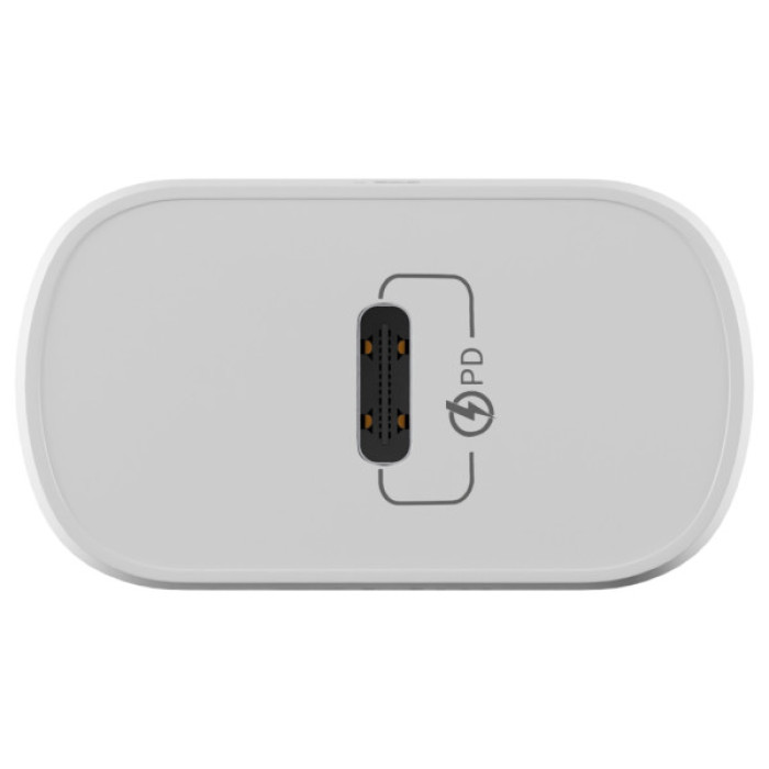 Зарядний пристрій Globex USB-C 20W FastPower white (20WC1A)