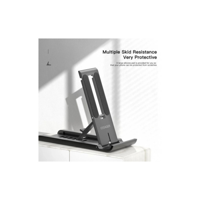 Підставка до планшета та телефона Sailing Desktop Phone Holder Black Essager (EZJZM-FC01)