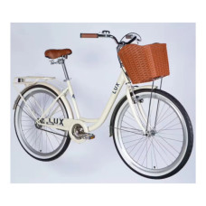 Велосипед Dorozhnik 26" LUX Velosteel рама-17" ST 2026 слонова кістка (OPS-D-26-365)