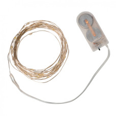 Гірлянда YES! Fun Нитка на мідному дроті 40 LED Тепло-біла 4 м Статична На батарейках (975027)