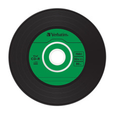 Диск CD Verbatim CD-R 700Mb 52x Slim case Vinyl AZO (43426)