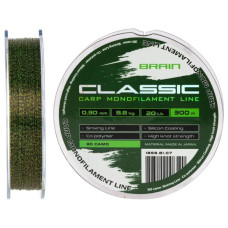 Волосінь Brain Classic Carp Line 3D (camo) 300m 0.30mm 20lb 8.8kg (1858.81.07)