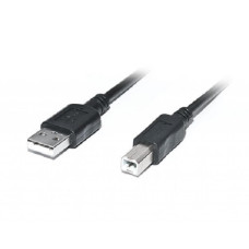 Кабель для принтера USB 2.0 AM/BM 2.0m Pro black REAL-EL (EL123500026)