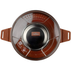 Котел туристичний Tribe Collapsible Pot 2,5 л силіконовий brown (T-FF-0025-brown)