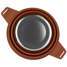 Котел туристичний Tribe Collapsible Pot 2,5 л силіконовий brown (T-FF-0025-brown)
