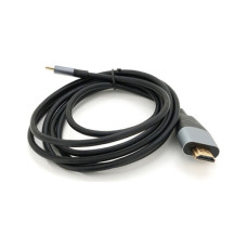 Кабель мультимедійний USB-C to HDMI M 1.8m 4K60Hz black Voltronic (YT-HDMI (M)-Type-C (M)-B)