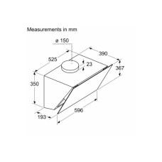 Витяжка кухонна Bosch DWK66PJ60T