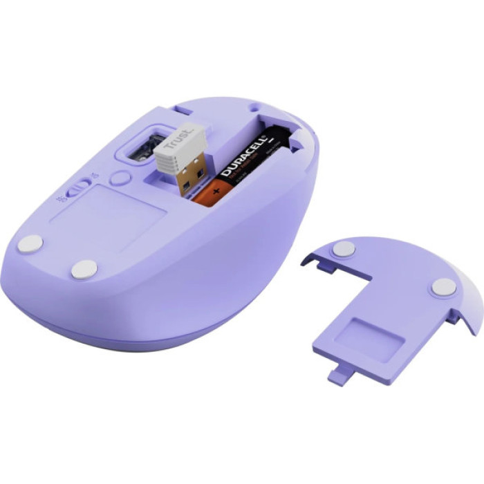 Мишка Trust Yvi+ Multi-Device Wireless/Bluetooth Purple (25583)
