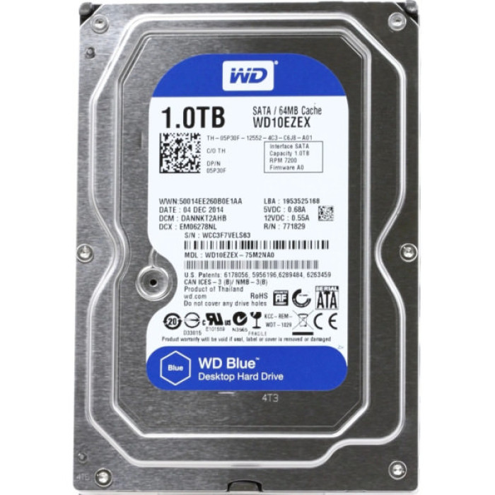 Жорсткий диск 3.5" 1TB WD (WD10EZEX)