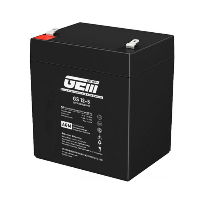 Батарея до ДБЖ GEM GS 12V-5Ah (GS 12-5)