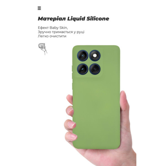 Чохол до мобільного телефона Armorstandart Motorola Edge 60 5G Camera cover Green (ARM85878)