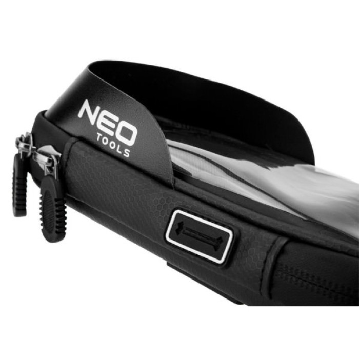 Велосумка на кермо Neo Tools з тримачем для смартфона до 6" Black (91-001)