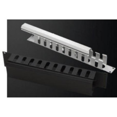 Кабельний організатор 19" 2U гребінка, RAL 9005 Mirsan (MR.OKK2U19.01)