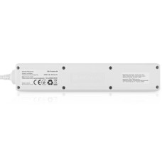 Мережевий фільтр живлення REAL-EL RS-Protect M 5m, white (EL122300029)